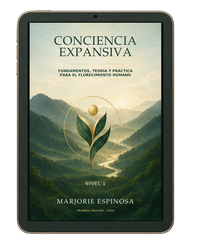 Conciencia Expansiva, Edición Integral, abierto en una tableta